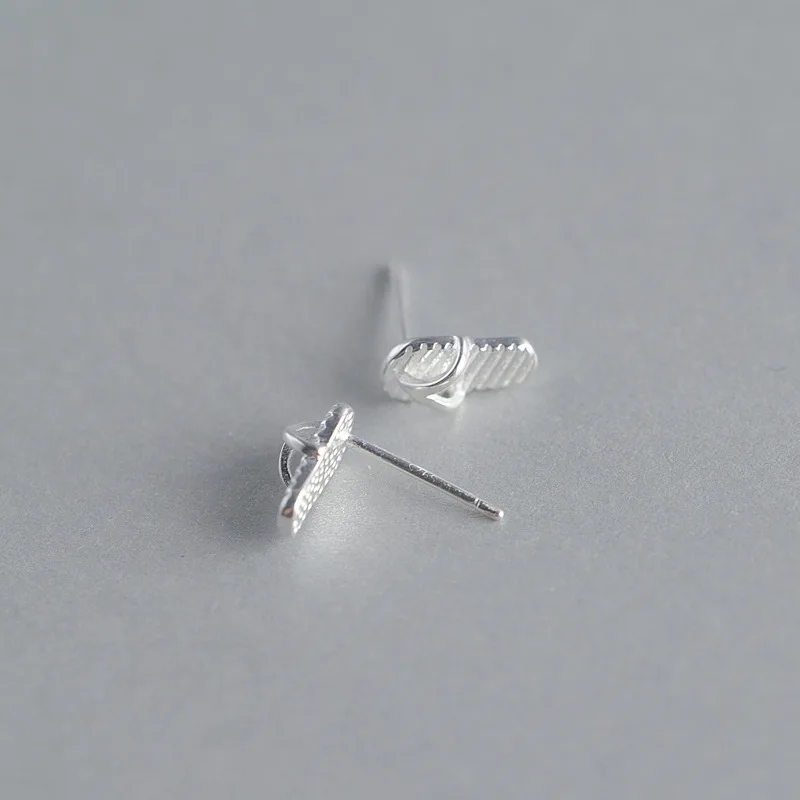 Женские серьги гвоздики из серебра 925 пробы ручной работы|925 stud earring|stud earringsearrings