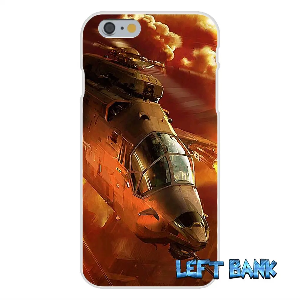Apache Helicopters at sunset Print Soft Silicone TPU Transparent Cover Case For Samsung Galaxy A3 A5 A7 J1 J2 J3 J5 J7 2016 2017 | Мобильные