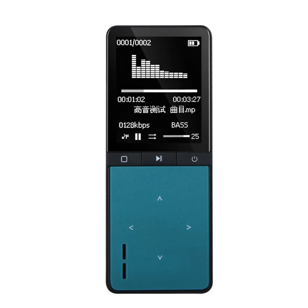 ONN без потерь цифровой Спорт Экран Hifi аудио Mp 3 мини музыки Mp3 плеер Bluetooth FM радио 8