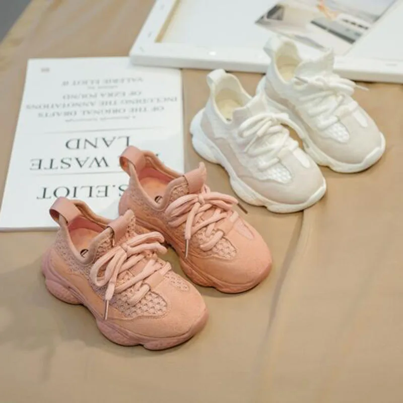 Повседневная сетчатая обувь на плоской подошве со шнуровкой и перекрестной для