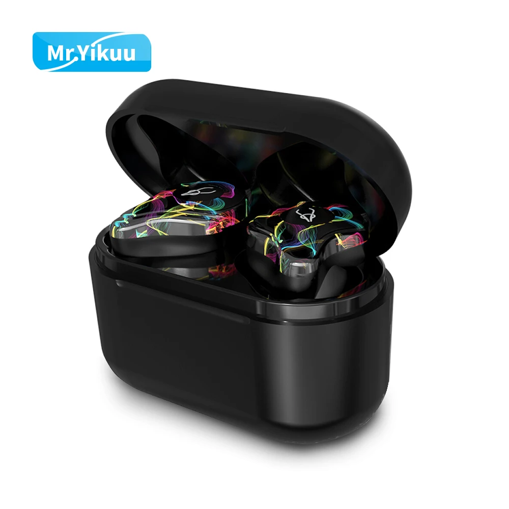 Настоящие беспроводные стерео наушники для игр, Bluetooth 5,0, гарнитура с глубоким басом, беспроводные наушники с микрофоном, гарнитура для sony, samsung, iPhone
