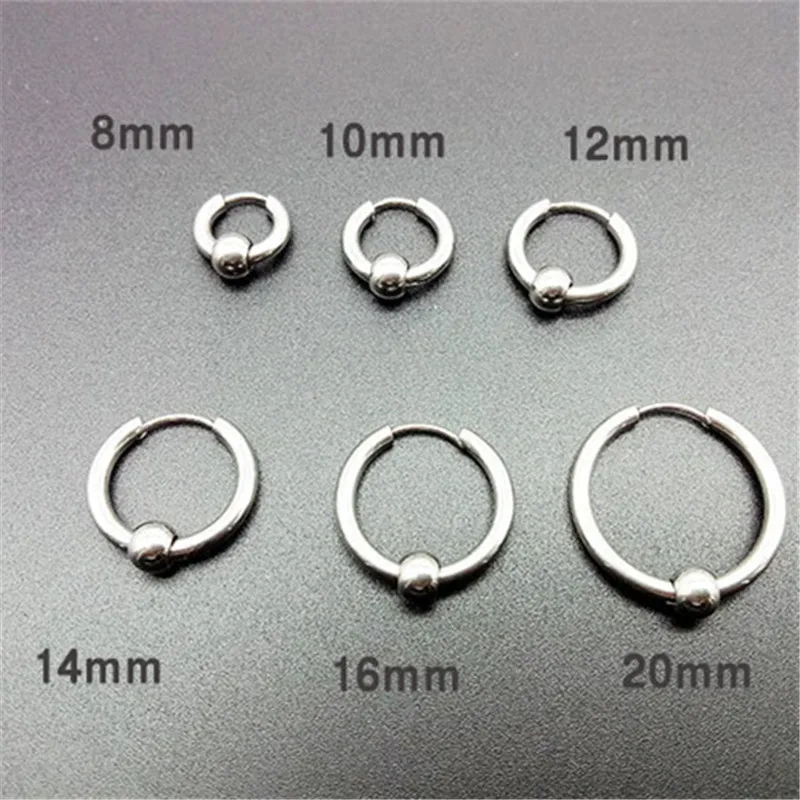 

KPOP DNA Korean V men's round titanium steel earrings men's jewelry accessories hipster rock style punk circle earrings men