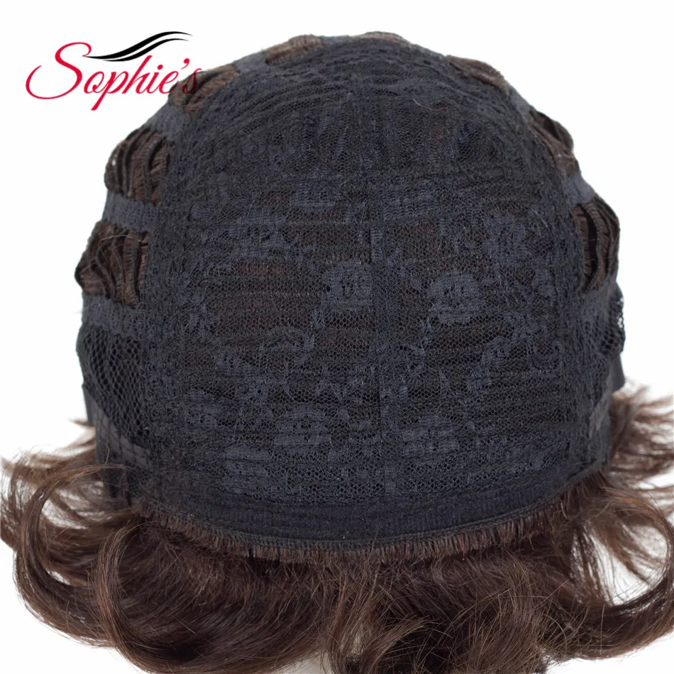 Короткие парики Sophie's Bob для черных женщин, не Реми, прямые человеческие волосы, парик 4 дюйма, человеческие волосы, машина без запаха, парики H. NINA