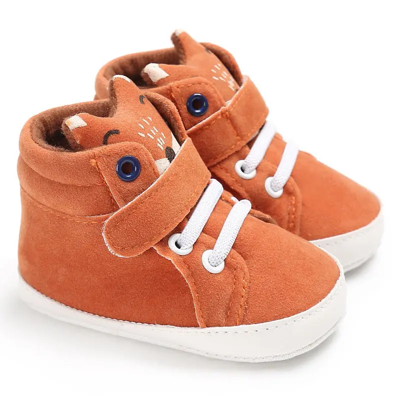 PUDCOCO Newest Hot Baby Boys Girls Cotton Cartoon Crib Shoes Newborn Toddler Soft Sole Prewalker | Детская одежда и обувь