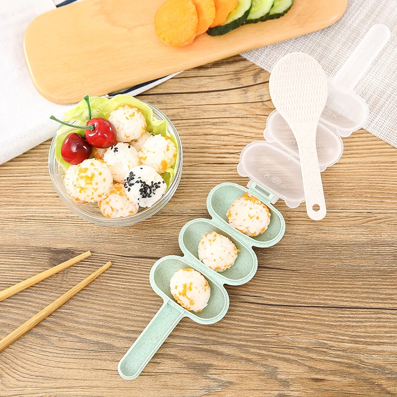 Суши мейкер Кухонные гаджеты форма DIY Форма для рисовых шариков с ложкой Bento пресс