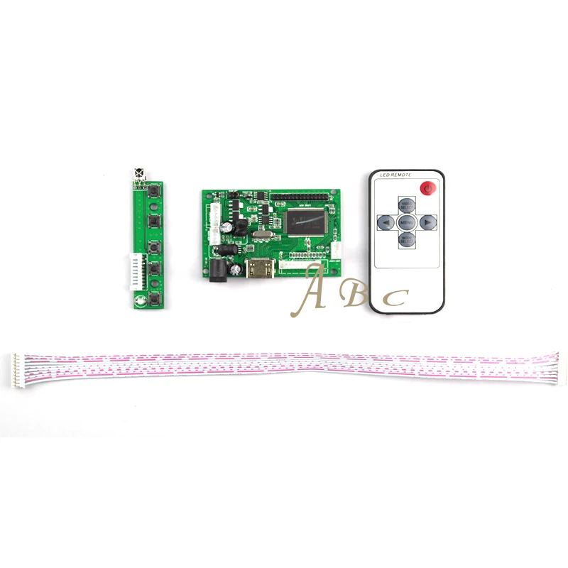 HDMI 30P LVDS светодиодный ЖК контроллер плата модуль монитор Комплект для Raspberry PI 2 DIY 5