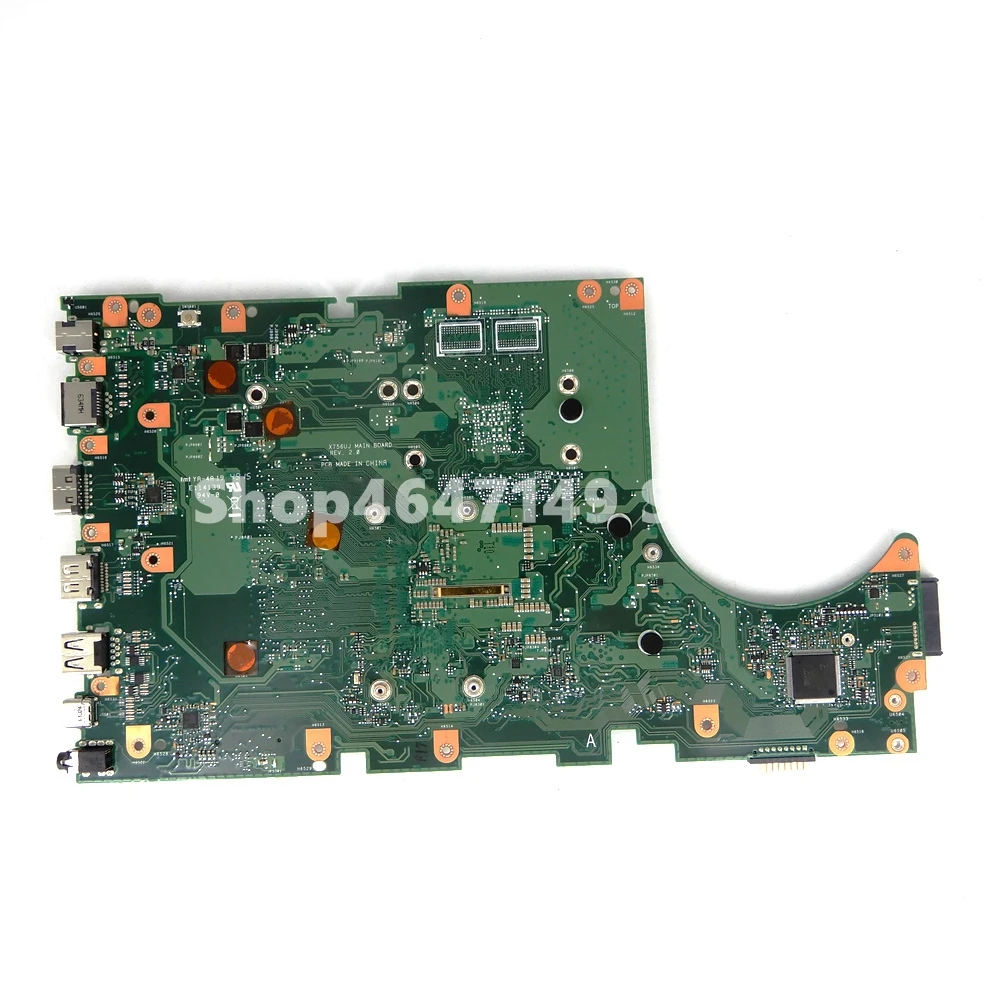 Материнская плата X756UA REV2.0 I3 6100 CPU ASUS X756U X756UJ X756UB X756UV материнская для ноутбука USB3.0