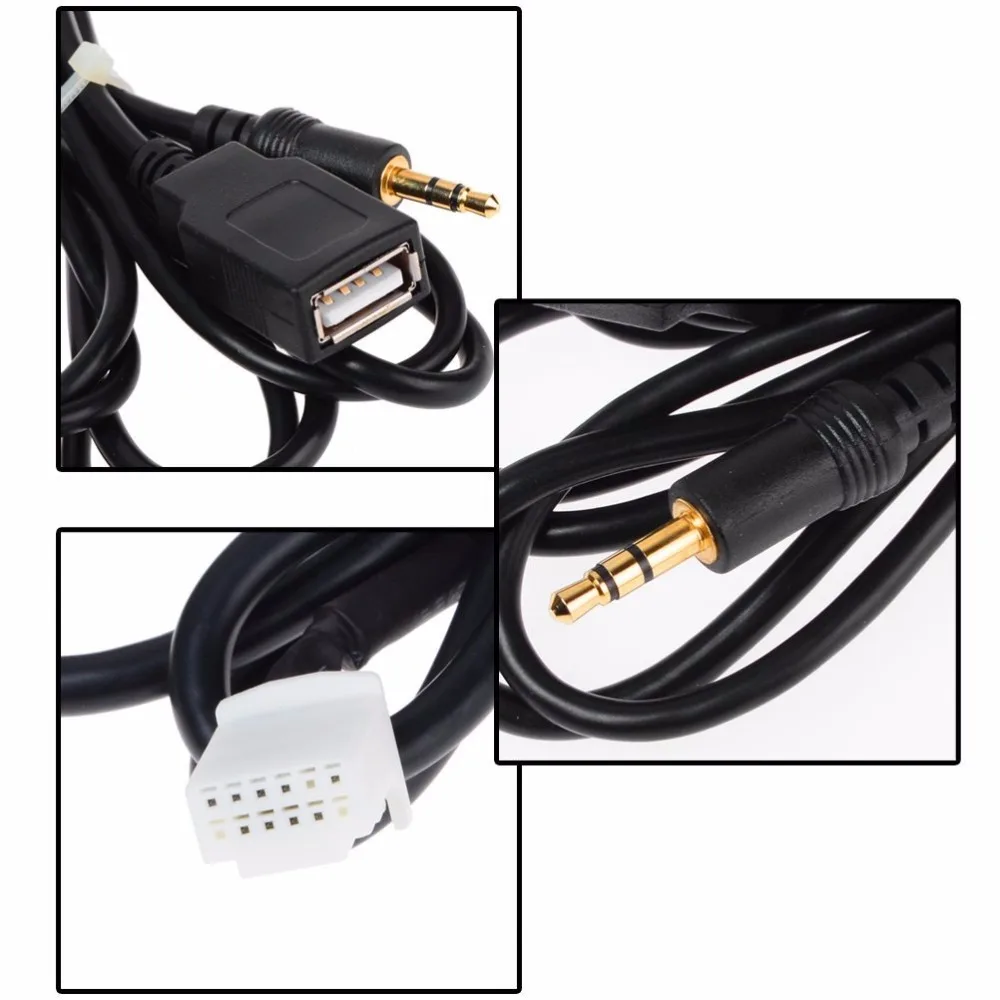 APPS2Car радио USB AUX интерфейс Музыка Аудио Mp3 адаптер CD сменный вспомогательный для