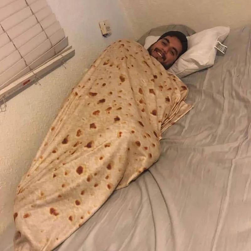 Творческий Burrito одеяло комфорт еда творения буррито обёрточная бумага идеально