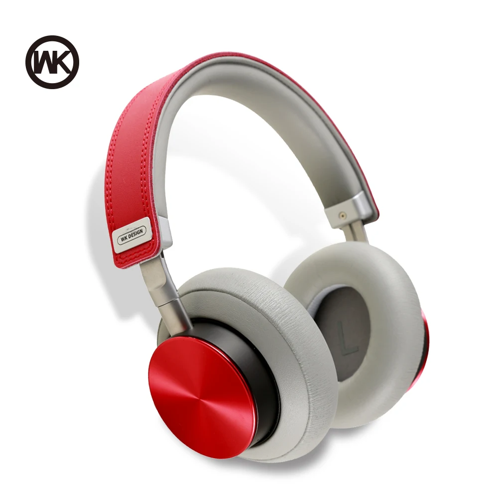 Беспроводные наушники WK Bluetooth гарнитура складные регулируемые с микрофоном для