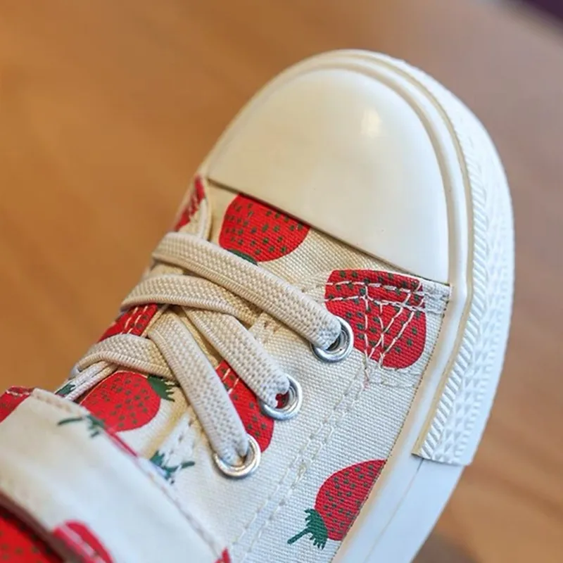 Весенне-летняя парусиновая обувь для девочек Детская джинсовая повседневная