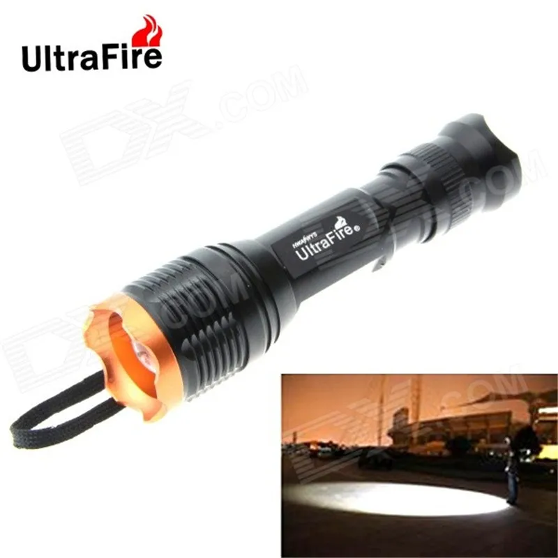 Ultrafire tactical flashlight XM-L T6 5 mode 3800LM torch lantern LED glare flashlight 18650 flashlight luz handheld flash light
Ultrafire tactical flashlight XM-L T6 5 mode 3800LM torch lantern LED glare flashlight 18650 flashlight luz handheld flash light