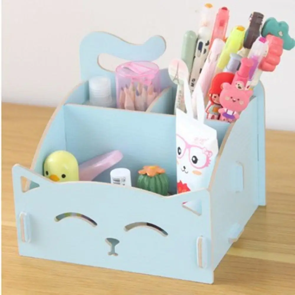 Multi-purpose Pen Holder Storage Box Office Home Pen, Cosmetic, etc Solid Home, Office, etc Desk Organizer