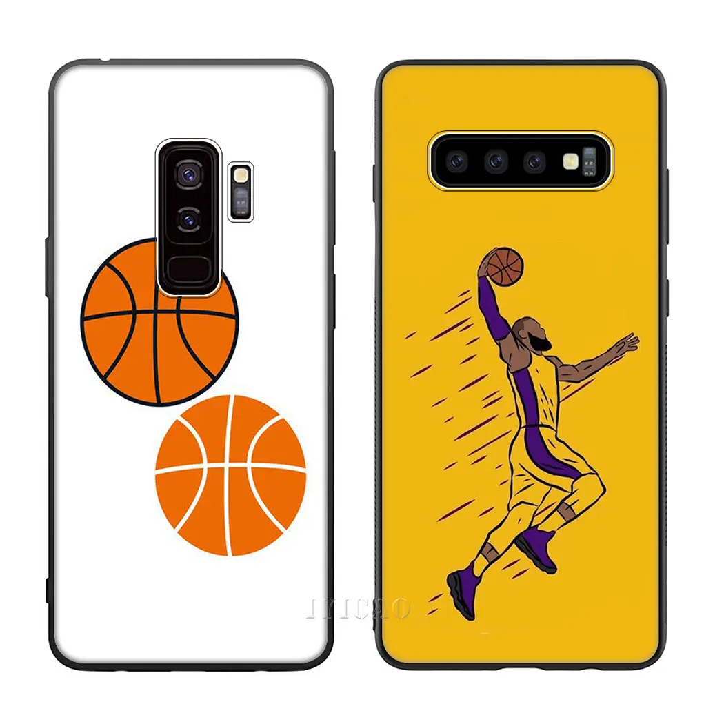 IYICAO баскетбольный спортивный Мягкий силиконовый чехол для samsung Galaxy S10 S9 S8 Plus S10e S6 S7