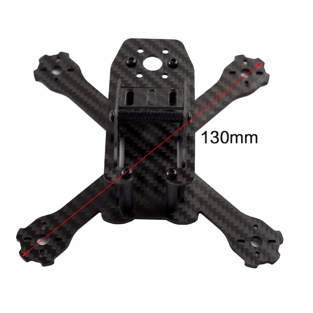 Spuer крутой QAV-X130mm Мини FPV гоночный Квадрокоптер рамка из углеродного волокна 2 5 мм