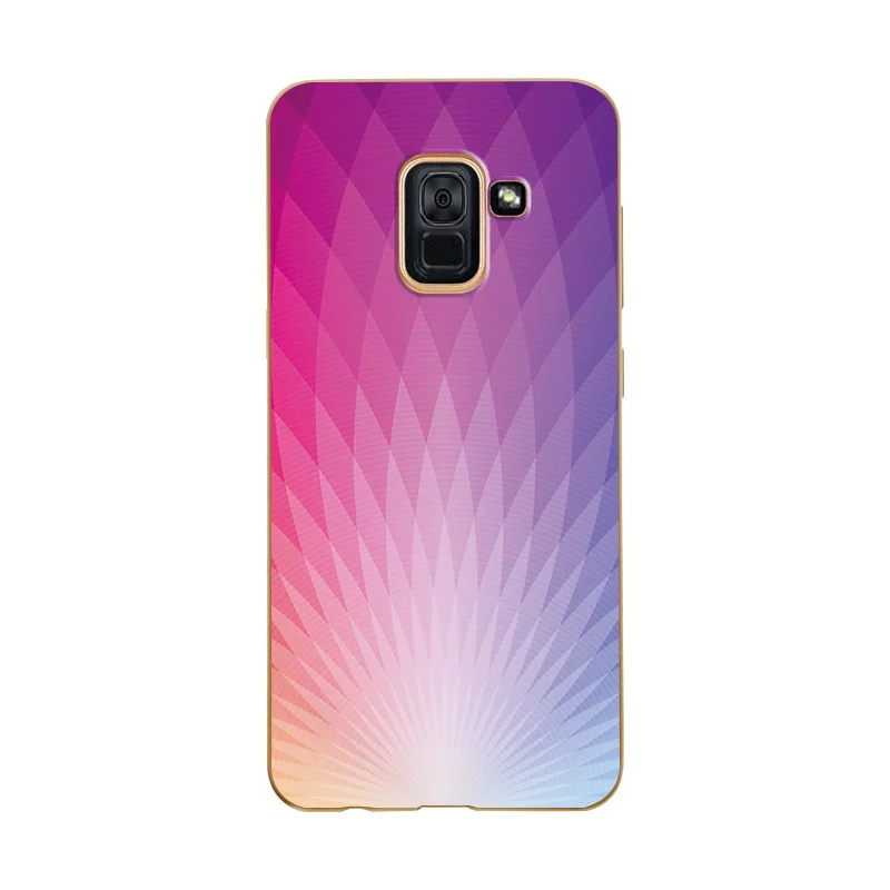 Мягкий чехол для телефона из ТПУ Samsung A5 2018 SM-A530F разноцветный новинка Galaxy A8 |