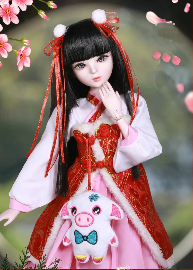 Ручная работа 1/3 Bjd куклы полный набор большой 60 см модные розовые девочки принцесса шарнирная игрушка кукла детские игрушки для девочек подарок на день рождения