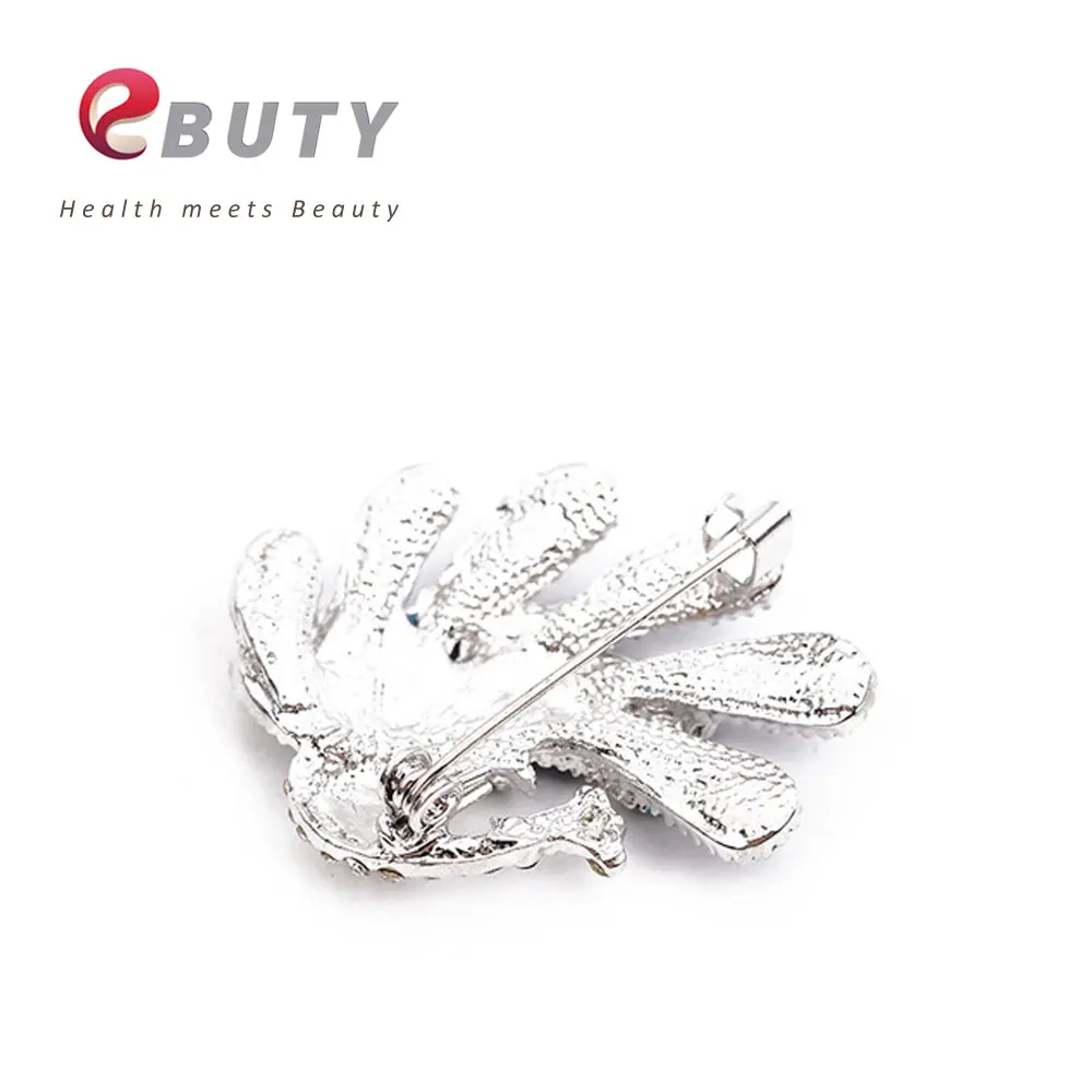 Ebuty Винтаж Стразы павлин брошь мультфильм Кристалл синий подарки Ювелирные