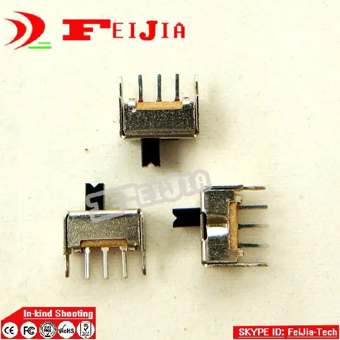 1000 шт. маленький перекрестный рычажный переключатель Слайдер SS12d00 G3 2 Ручка для