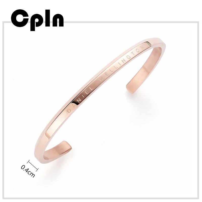 Cpln 2019 новый тренд креативный титановая сталь Розовое золото Открытый браслет для