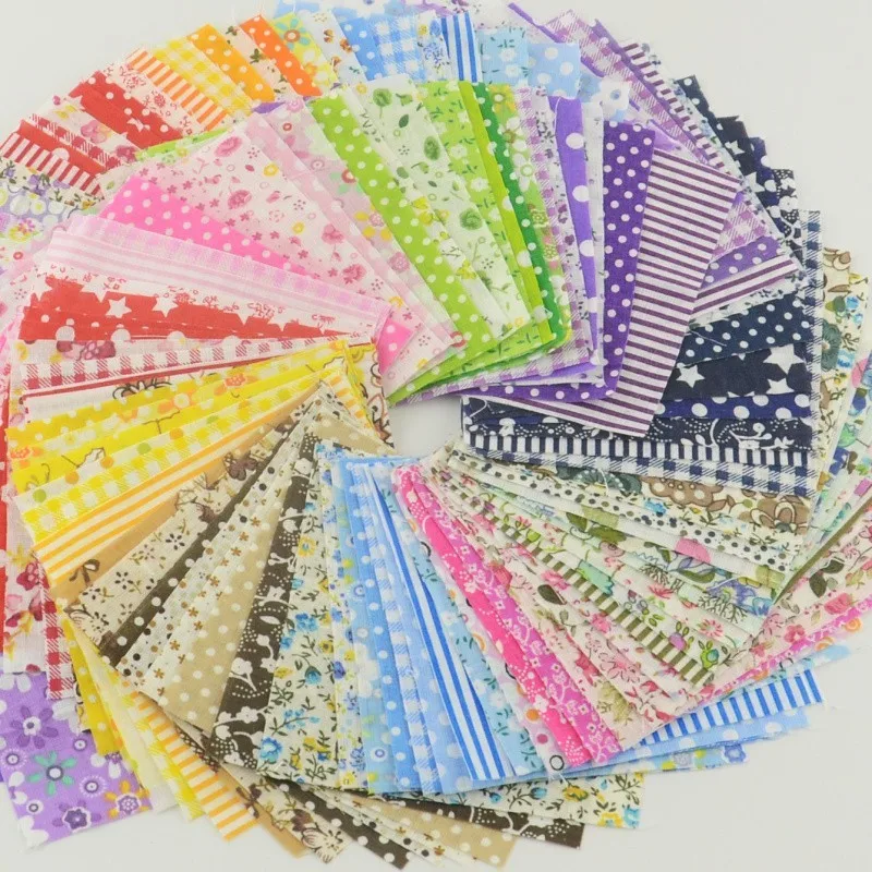 Booksew хлопковая ткань Patchworks 120 шт./лот 30 стилей квилтинг метр Швейные игрушки жир четверть мини очаровательный пакет 5 см X 5 см