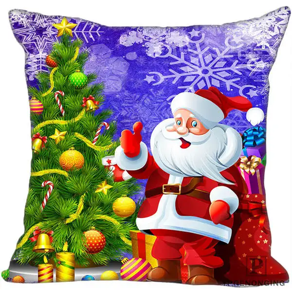Square Pillowcases Декоративная наволочка Mrry на заказ, Рождественская квадратная Наволочка на молнии, лучший подарок 35X35,40x40,45x45 см(одна сторона) 180516-25 - Цвет: Square Pillowcases