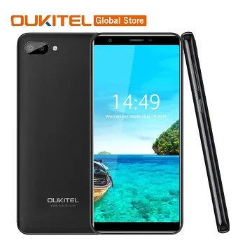 Oukitel C11 5," HD 18:9 Android 8,1 1 ГБ ОЗУ 8 Гб ПЗУ смартфон MTK6580A четырехъядерный 5MP+ 2MP/2MP 3400 мАч 3g мобильный телефон