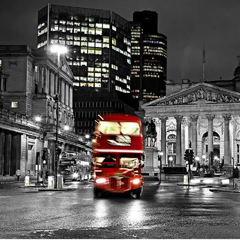 Beibehang papel de parede Роскошный бар КТВ большая фреска Европейский 3D автомобиль автобус