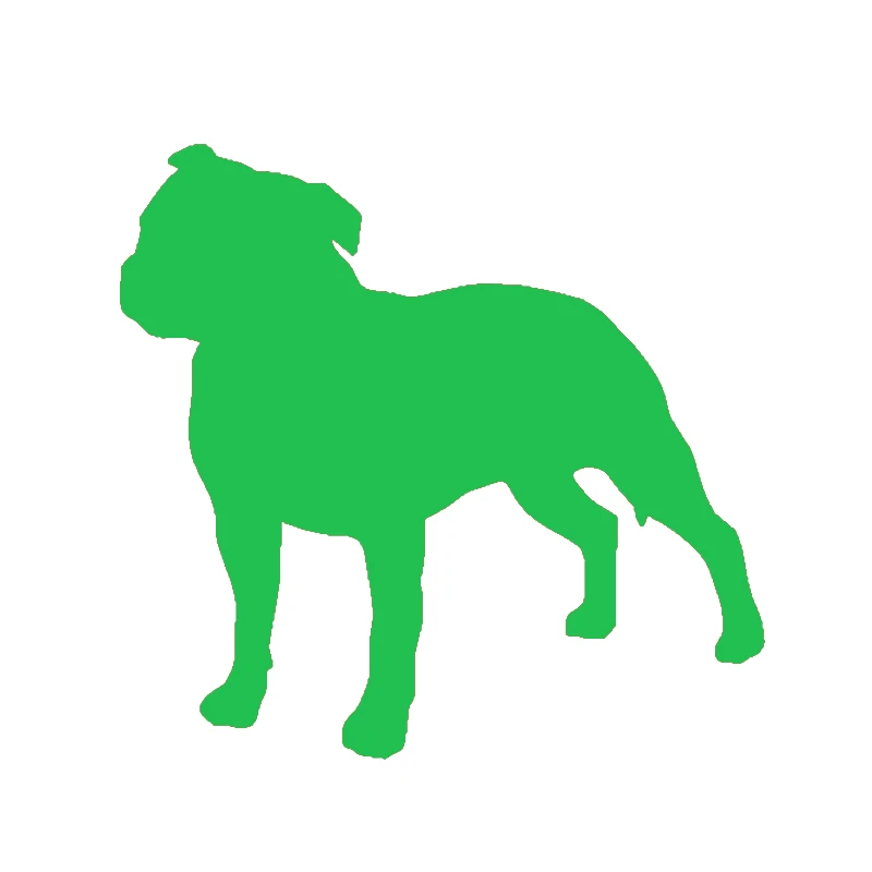 12*11.5 cmstaffordshire бультерьер собака Pet любовник животный узор окна автомобиля кузова