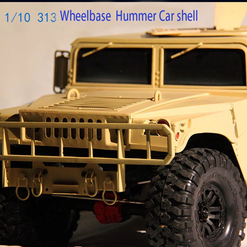 Новый высококачественный цельнометаллический Hummer 1/10 весы 313 мм колесная база RC
