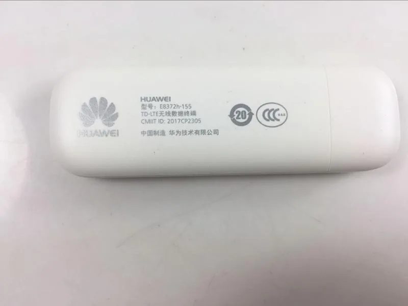 Разблокированный huawei E8372h-155 USB Wi-Fi модем 4G 150 Мбит/с LTE FDD Band 1/3/5/7/8/20 аппарат, который не привязан к оператору сотовой связи полоса 38/40/41 3g мобильный usb-ключ