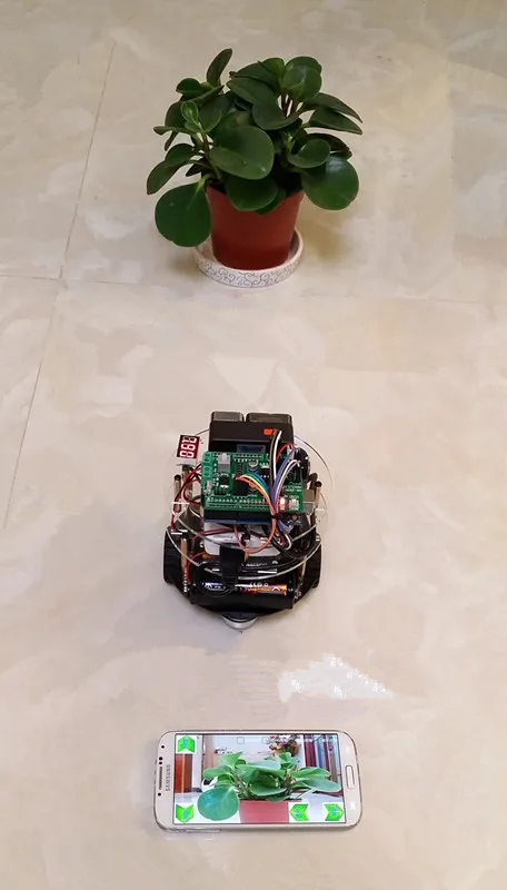 Android Wi-Fi контроль Видео R3 умный автомобиль/предоставляет ПК код программного