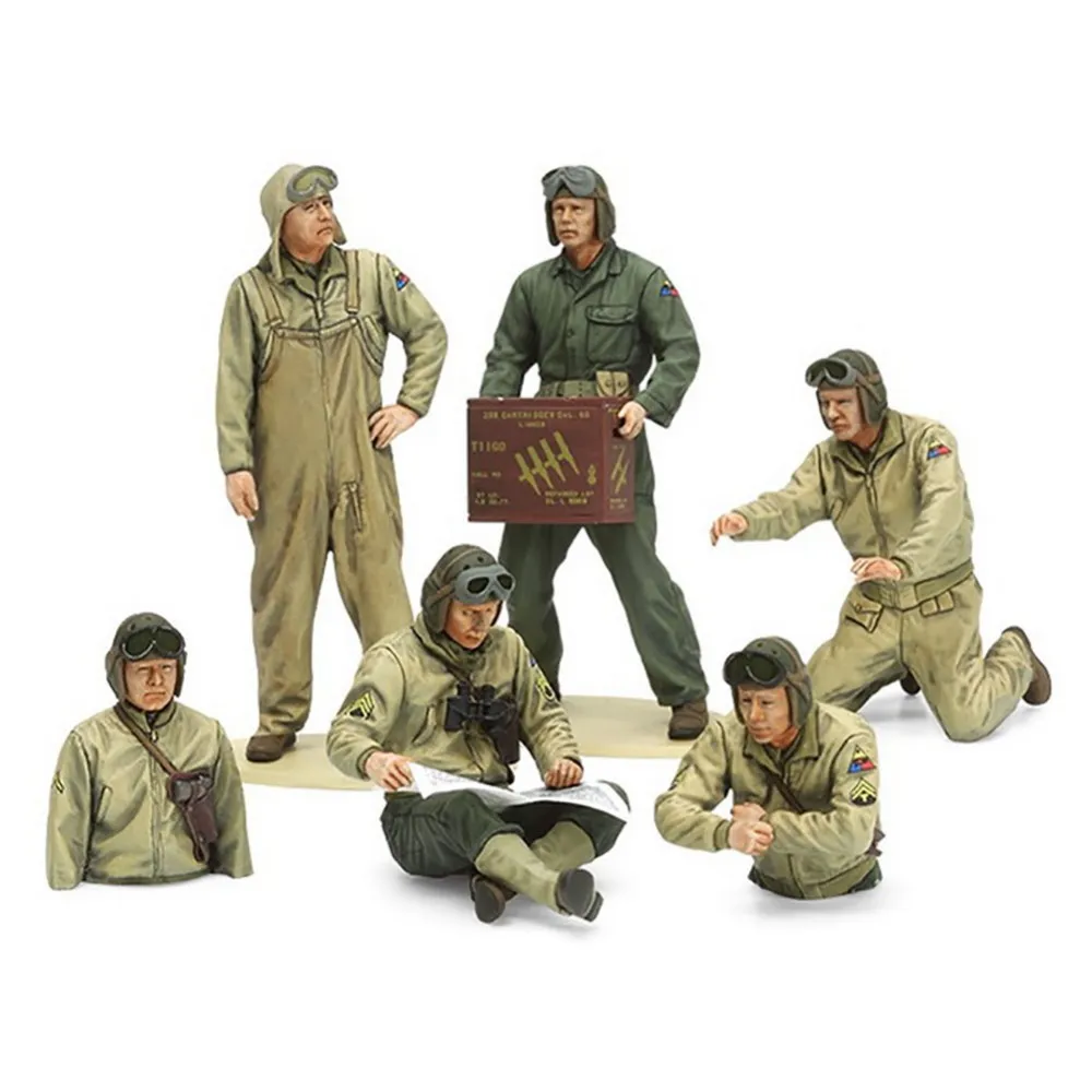 Tamiya 35347 1/35 Американский танк Европейский кинотеатр в сборе военные миниатюры