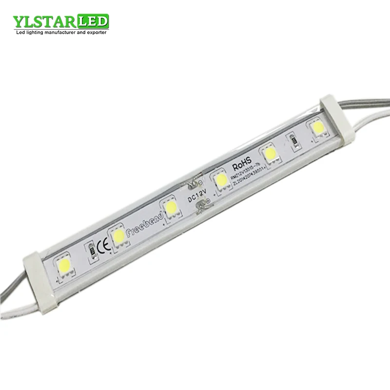 YLSTAR DC12V 6 светодиодов SMD5050 Водонепроницаемый IP65 гибкий мягкий светодиодный модуль