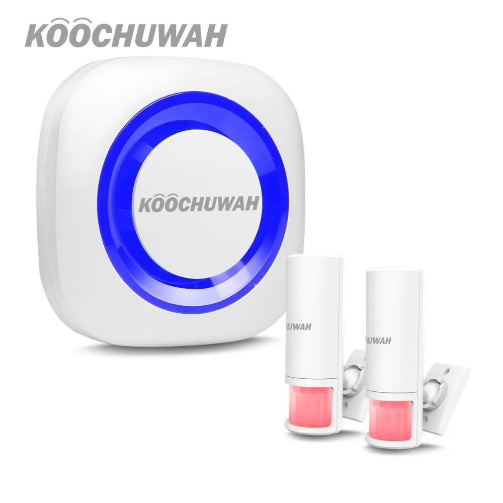 Беспроводной дверной звонок сигнализация инфракрасный датчик входной детектор