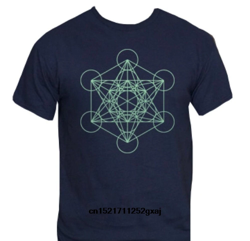 Возьмите Для мужчин футболка Metatrons Cube смешные юмористические Новинка s рубашка
