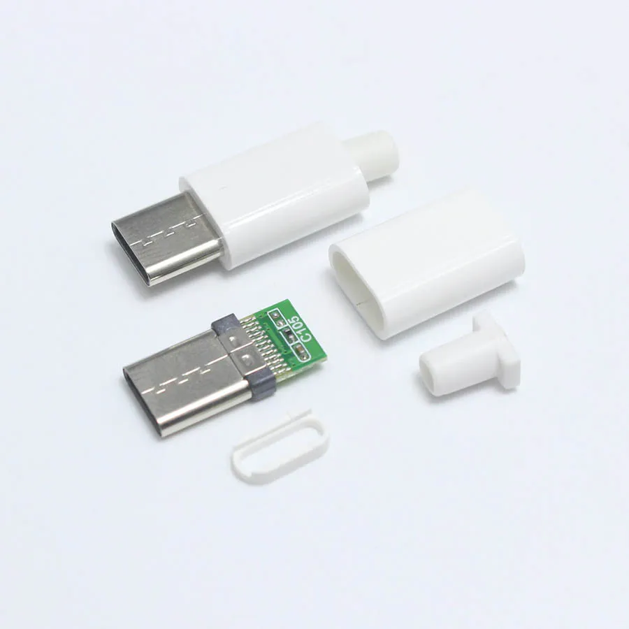 USB 3 1 type C штекер EClyxun 100 набор сделай сам двусторонняя сварочная вилка типа разъем