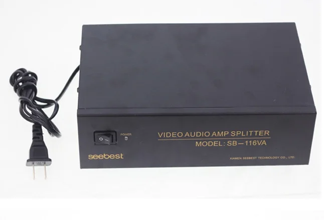 12 way1 вход выход видео Аудио amp сплиттер RCA разъем AV 220В 50Гц|splitter 220v|splitter connectorsplitter rca
