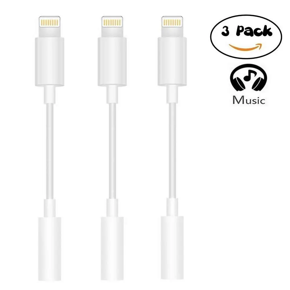 HBUDS для Apple Lightning до 3 5 мм разъем наушников адаптер разъема iPhone 7/7 Plus поддерживает iOS