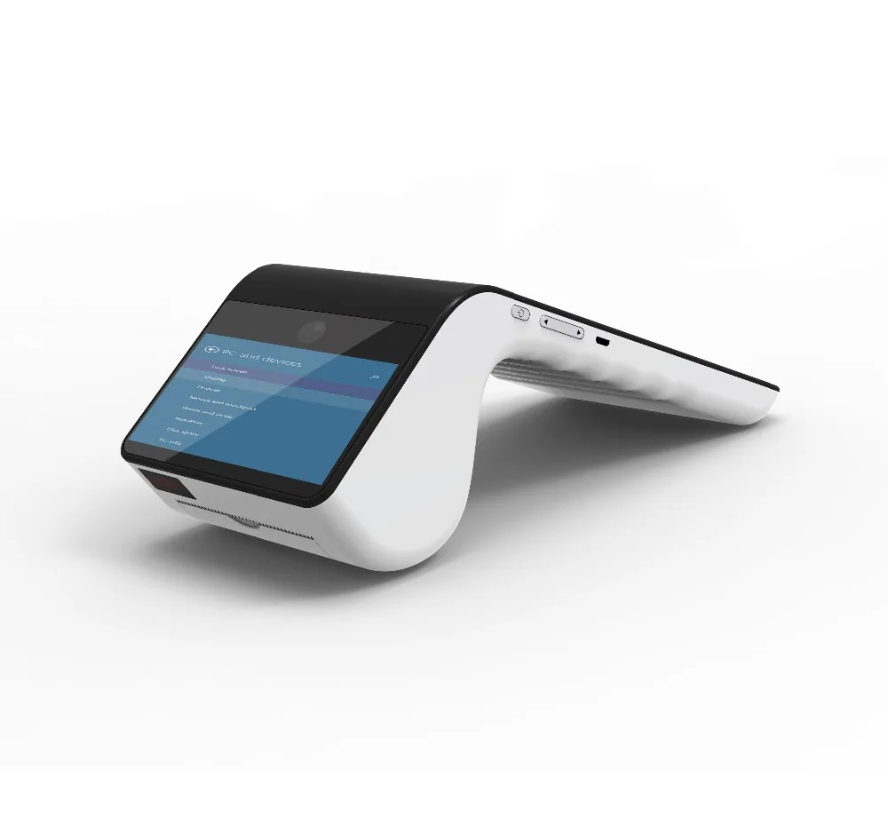 POS Android системная книга с умным кардридером/58 мм принтер/7 дюймовый планшет для