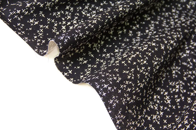 Полуметровая японская хлопковая льняная ткань KOKKA Лоскутная Ткань Star D | Дом и сад