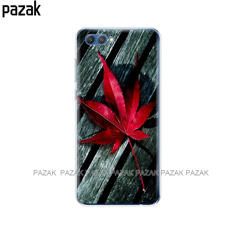 61384 Силиконовый чехол для huawei honor V10 VIEW 10, мягкая задняя крышка из ТПУ для huawei honor 10, защитный прозрачный чехол с принтом - Цвет: 61384