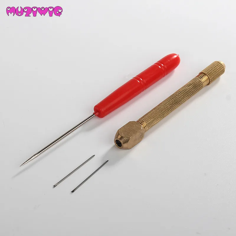 Doll Accessories DIY кукольные парики 0,6/0,8 мм набор BJD/Blyth кукла Изменить макияж инструменты порода шпильки воспроизводят волосы кукла инструмент - Цвет: Doll Accessories