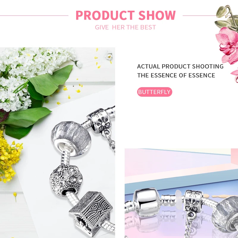 

MISSITA 2019 New Fashion Charm Bracelet with White Tree of Life Pendant Brand Bracelet for Women Anniversary Party Gift