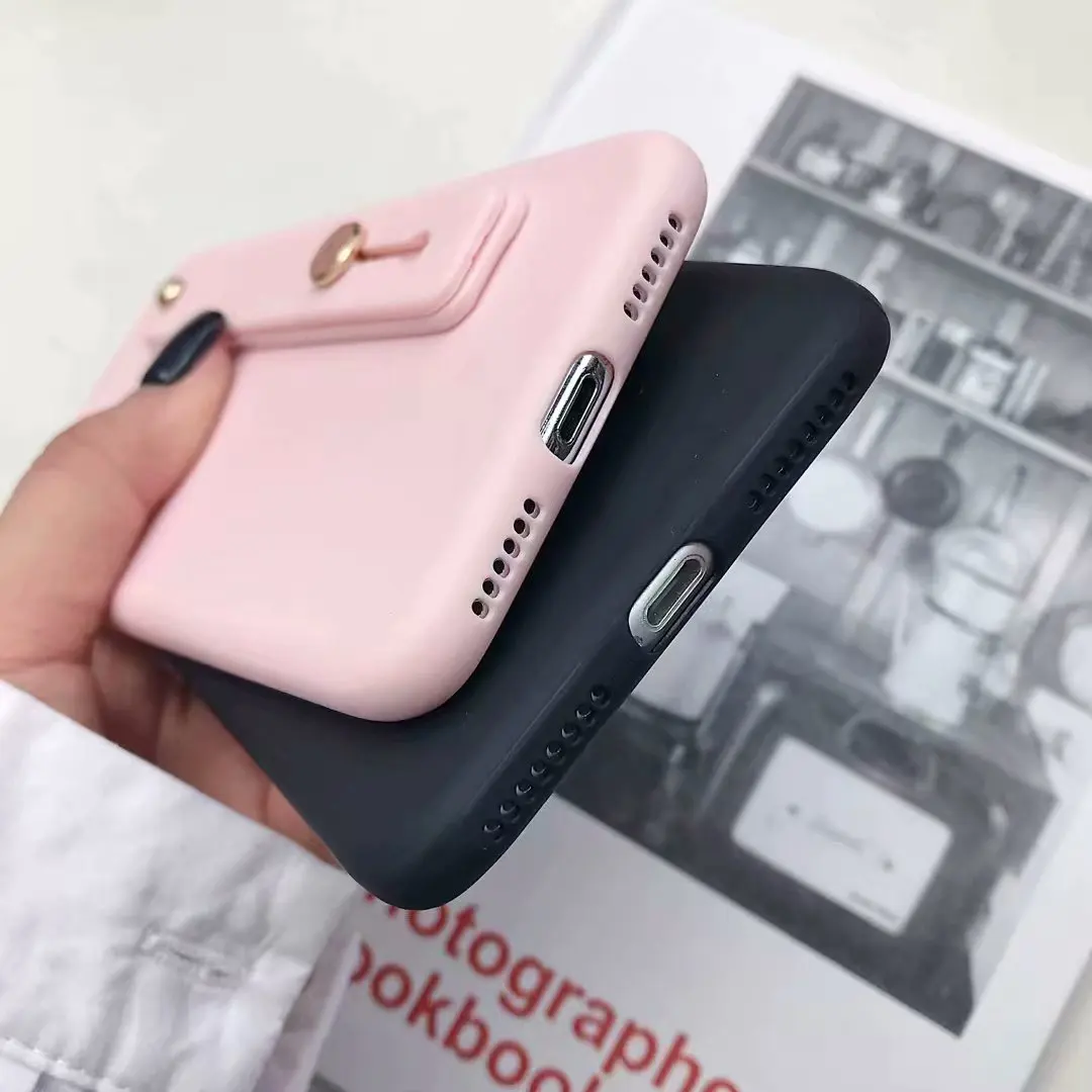 Wrist Strap Hand Band silicone case for xiaomi redmi note 7 6 pro 5 plus 6a 5a prime y3 mi 9 8 a2 lite se a1 5x stand back cover |
