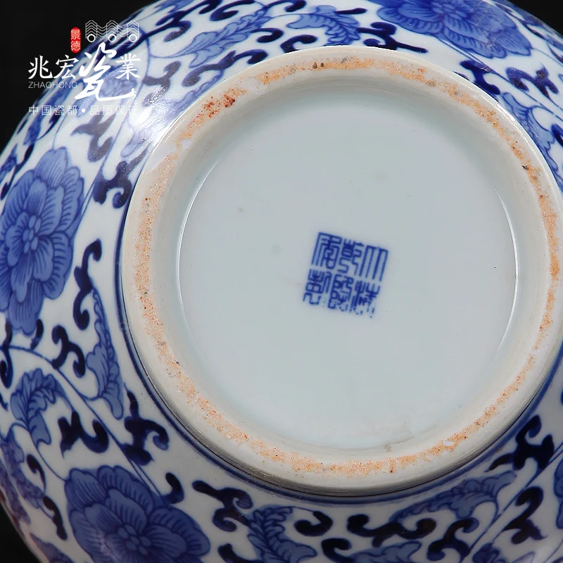 Siu Hong Jingdezhen керамика 30 см украшение для гостиной с синими и белыми фарфоровыми
