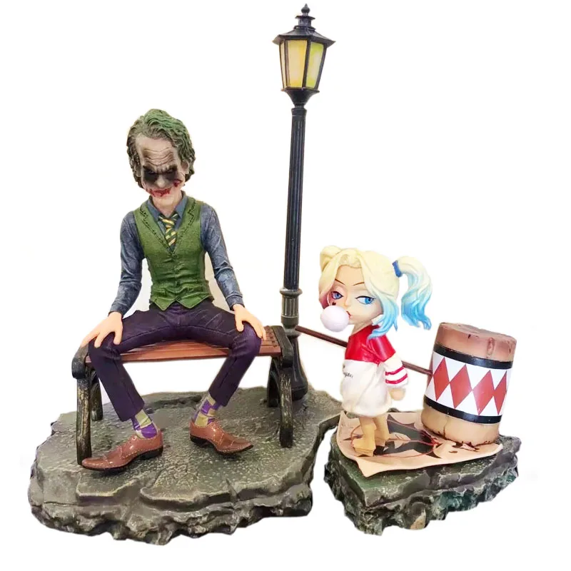 Фильм DC отряд самоубийц персонаж Джокер и ребенок уличная сцена Harleen Quinzel ПВХ