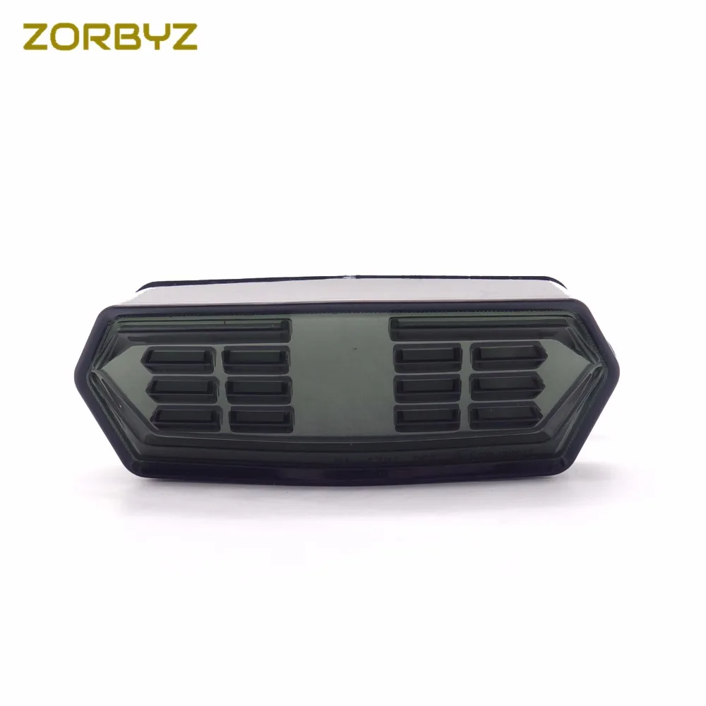 ZORBYZ мотоцикл черный светодиодный задний тормоз поворотные сигналы светильник