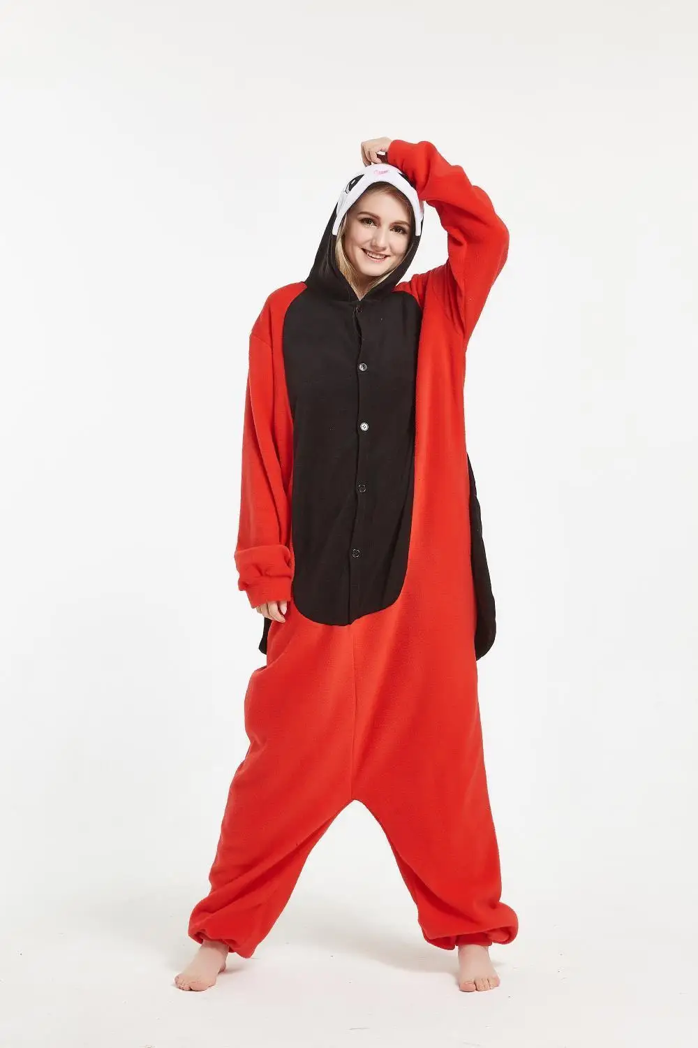 Warm Costumes Halloween Animal Adult Ladybug Onesie Unisex Insect Pajamas Romper Christmas Party Sleepwear|party costume|costume halloweenadult