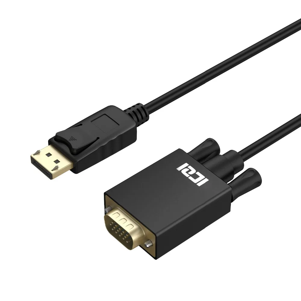 ICZI 1 м 1080P Дисплей порт к VGA Кабель DP к VGA адаптер для ПК ноутбука дисплей